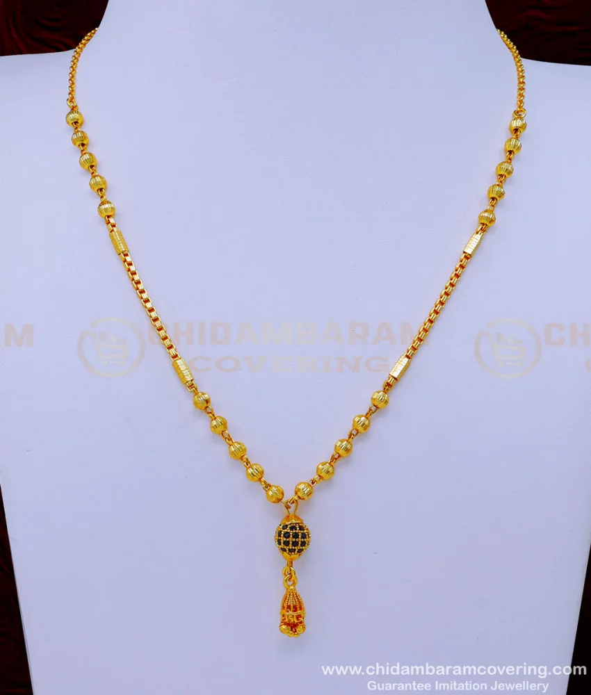 One gram sale gold short chains